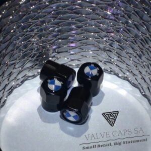 BMW Hex Black Valve Caps